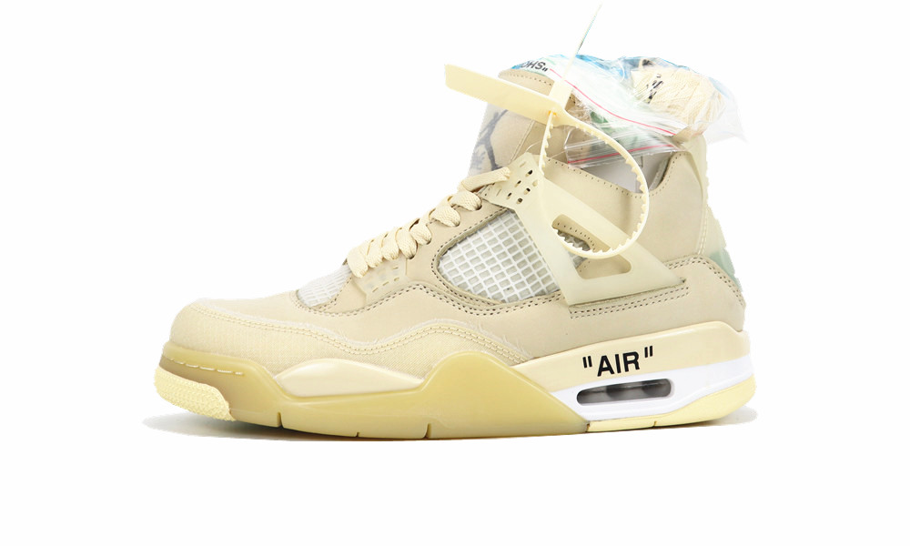 OW Air Jordan 4 Sail 2020